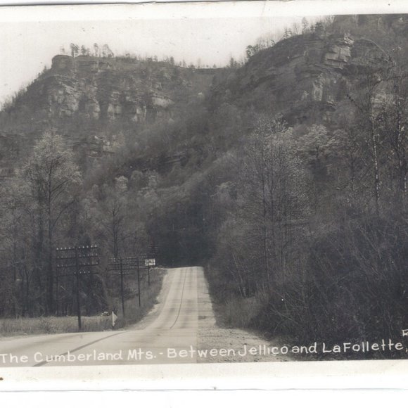 RPPC-U.S. 25 In The Cumberland Mts.,between Jellico & LaFollette,Tennessee 6550 - Picture 1 of 1